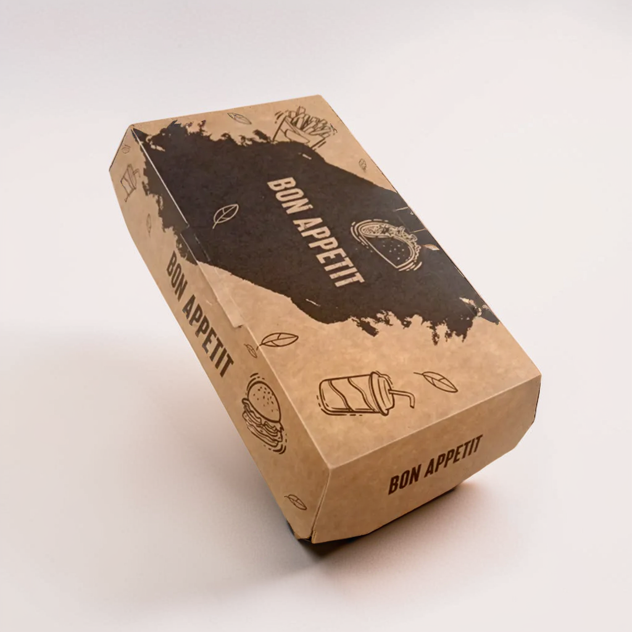 Boîte à Sandwiches en carton ( 200 pièces ) Promo Emballages