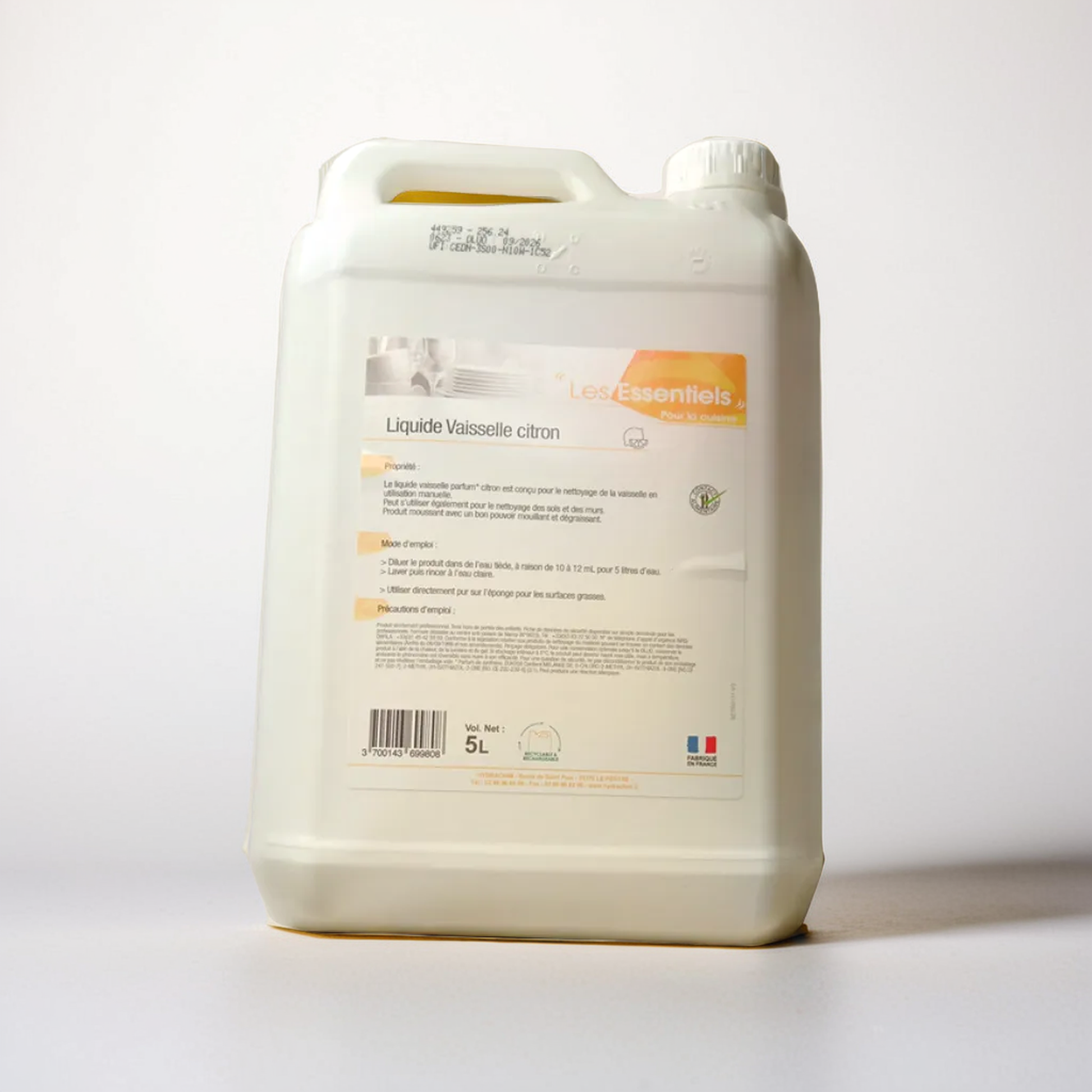 Liquide  Vaiselle Bidon 5 L x 4 Bidons soit 20 litres Promo Emballages