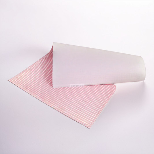 Papier paraffiné 1 face rose endurose 50 g/m² 33 x 50 cm - par 10 kg Promo Emballages