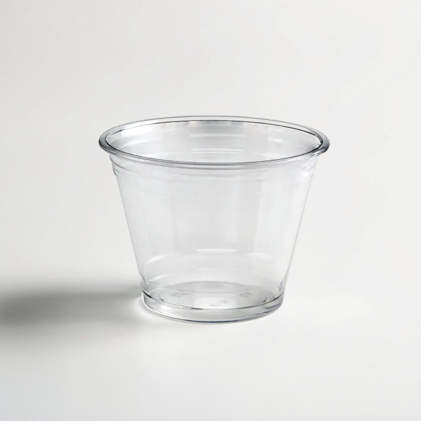 Pot à dessert plastique transparent  + couvercle PET 266 ml  ( 800 pièces) Promo Emballages